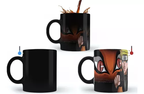 Caneca Mágica Akatsuki Símbolo Nuvem Naruto