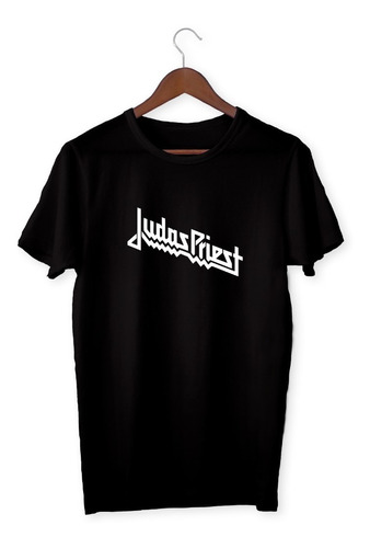 Remera De Algodón - Judas Priest Logo - Rock Metal 