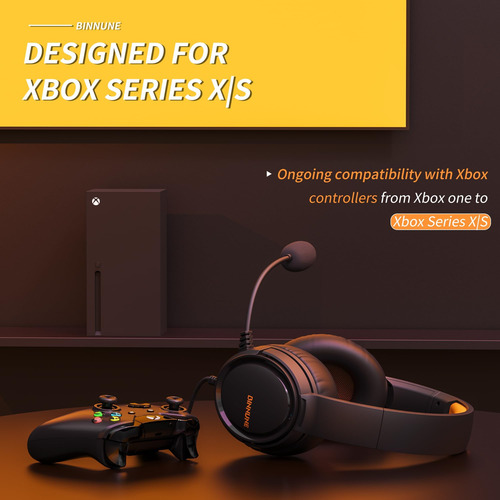 Auriculares Binnune Gaming Con Micrófono Para Xbox Series X
