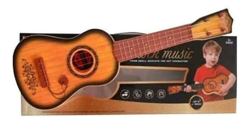 Guitarra De Juguete Criolla Símil Madera De 56 Cm