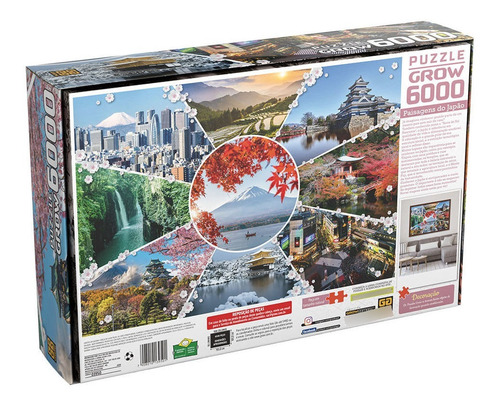 Quebra Cabeça P6000 Paisagens Do Japão 03950 Grow