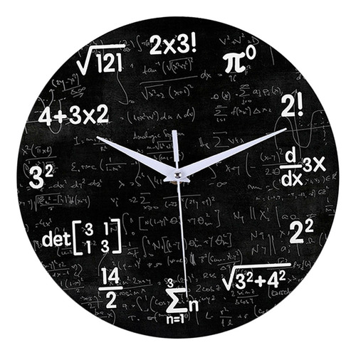 Reloj De Pared Moderno De Cuarzo Silcent Que No Matemáticas