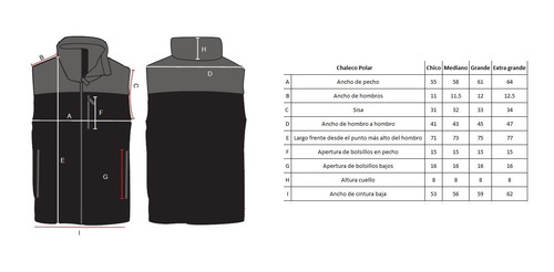 Imagen 5 de 9 de Chaleco Polar Pampero 3 Bolsillos | Giveaway