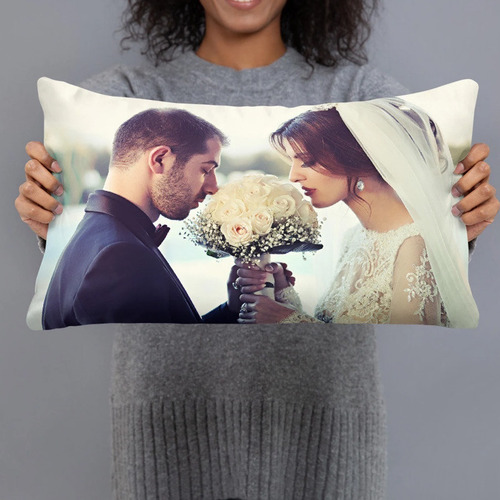 Cojín Almohada Terciopelo Suave Personalizada Con Tus Fotos Color Personalizado Diseño de la tela Terciopelo lavado