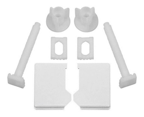 Kit 4 Conjunto Parafuso Fixação De Assentos Sanitários Astra