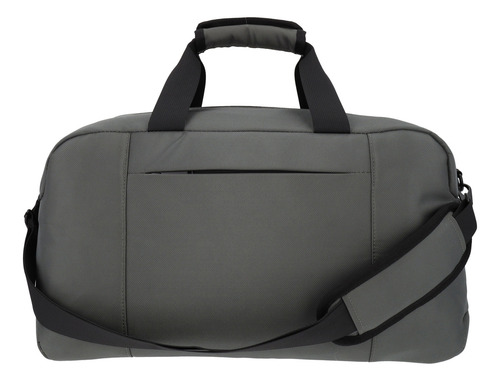 Bolso Deportivo Gym Bag Deprotes Metro Duffle Color Gris Oscuro Lisa