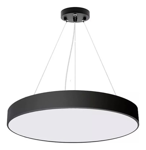 Lámpara Led Colgante Redonda Moderna 60cm 48w Luz Fría