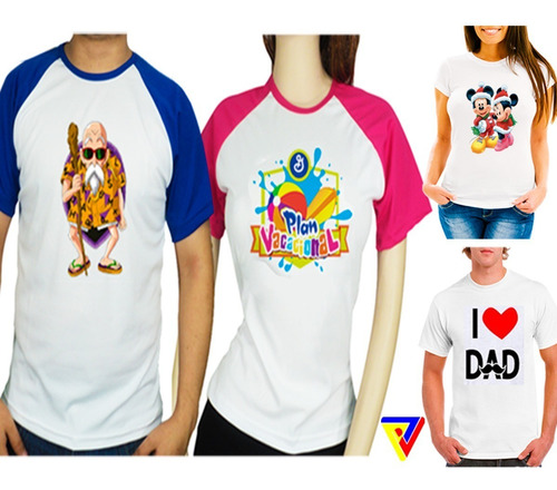 Franelas Personalizadas,sublimacion Estampadas A Full Color