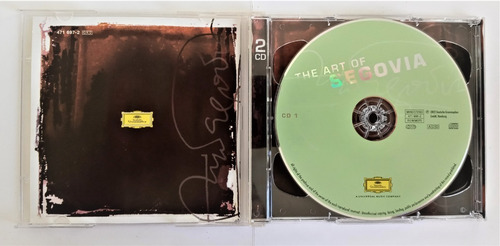 Andres Segovia Cd Guitarra Clasica The Art Segovia 2 Discos (Usado)