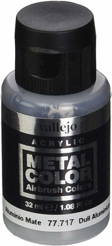 Vallejo Dull Aluminio Metal Color 32 Ml Pintura
