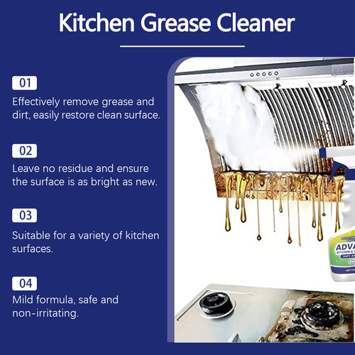 Limpiador De Grasa De Cocina Fuerte Para Limpiar Escamas, Es