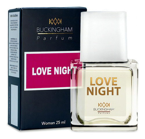 Perfume Love Night Feminino By Buckingham Adocicado Intenso Alta Qualidade E Fixação