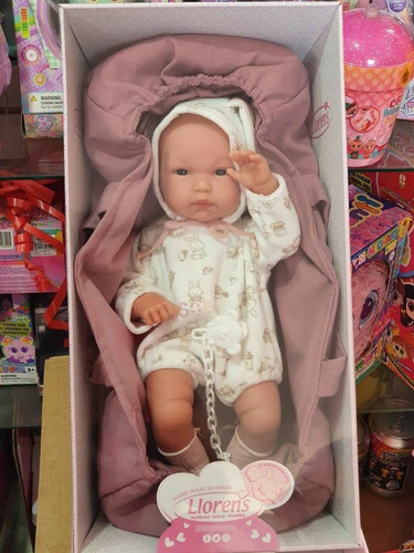 Muñeca Bimba Y Su Cambiador 35cm Bebe Reborns Llorens España