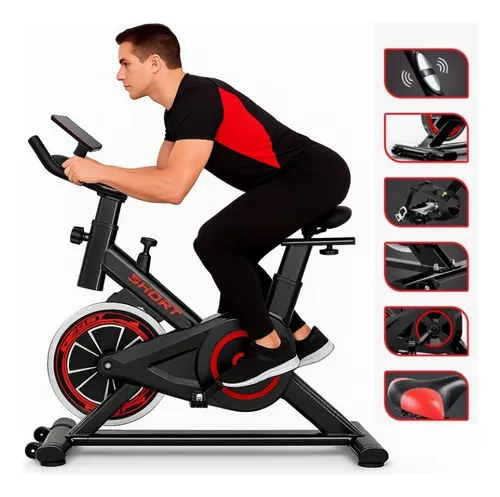 Bicicleta Spinning Tecfan Sport 120kg Preto Resistência Mecânica