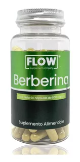 Berberina 90 Cápsulas De 500 Mg Flow | Berberine Premium Sabor Sin Sabor