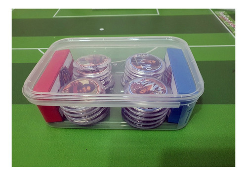 10 Caixinhas Plásticas Para Futebol De Botão - 15cmx10cmx4cm