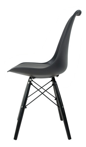 Imagem 5 de 6 de 06 Cadeira Saarinen Leda. Base Dsw Desing Preto