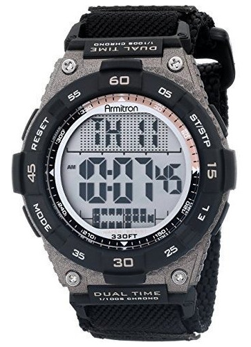 Reloj Hombre 408330blk Cronógrafo Digital Marrón Acen...