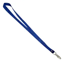 Comprar Lanyard Clínico Flores Celestes Azul Marino - Aurísima ®