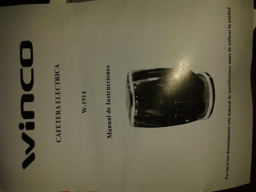 Cafetera Electrica De Filtro Winco W-1913