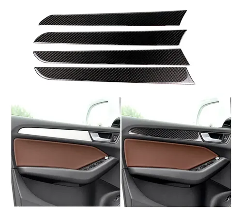 Nikou Carbon Innen Türgriff Abdeckung Für Audi A4 Produktbild-Vorschau 4