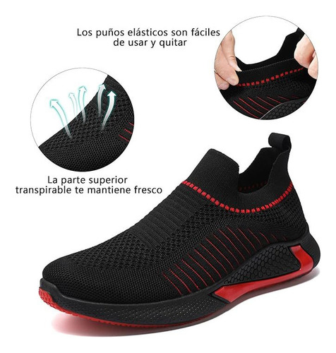 Zapatos Hombres Calzado Casuales Deportivas Transpirables