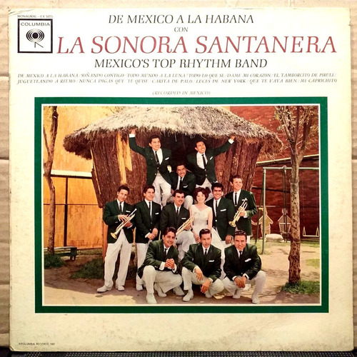 La Sonora Santanera - De Mexico A La Habana - Lp Usa 1962
