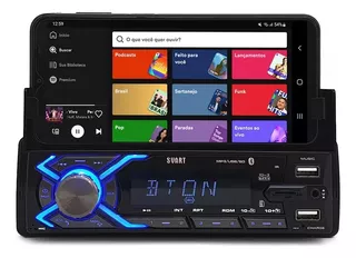 Mp3 Player Som Carro Automotivo Bluetooth Pendrive Sd Rádio