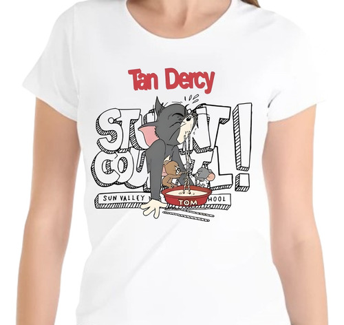 Playera Unisex Tom Y Jerry Warner Bros Cuello Redondo Casual