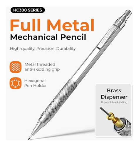 Conjunto De 5 Lápices Mecánicos Para Dibujo Y Escritura