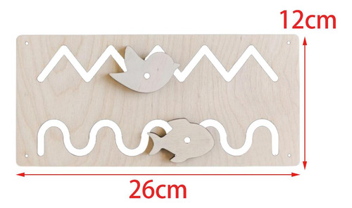 2 Sensory Board Parts Slide Juguete Educativo De Animales