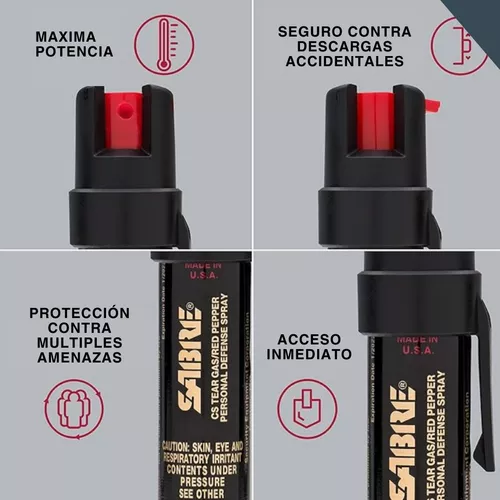 SPRAY PIMIENTA DEFENSA PERSONAL SABRE RED. 22 ML.