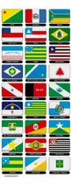 Comprar Cartela Adesivos Laminados Bandeiras 27 Estados Brasileiros 