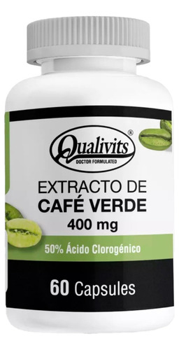 Extracto De Café Verde Qualivits® Clorogénico 400 Mg 60 Cáps