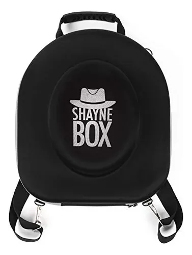 Sombrera De Viaje Original De Shaynebox (negra Y Plateada) P