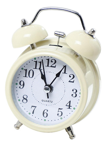 Reloj Despertador Analógico Antiguo, Alarma Silenciosa Y