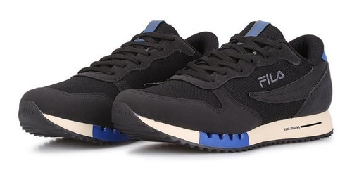 Imagen 2 de 3 de Zapatilla Fila Euro Jogger Sport 625 Negro Lefran