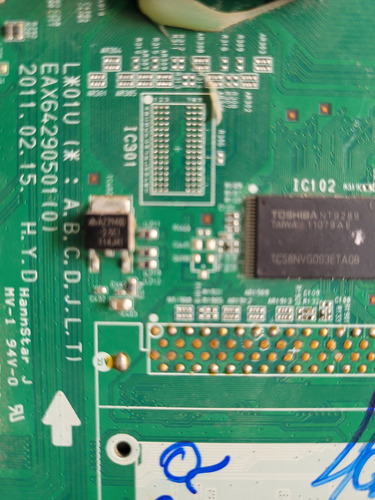 Placa Principal Da Tv Lg 42lk450/ 32lk330