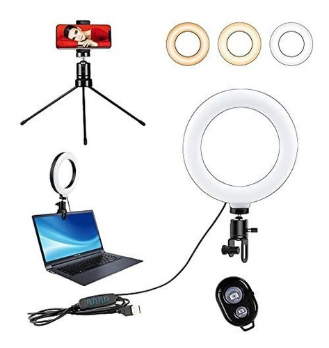 Aro De Luz Led Light,6.3  Video Conference Selfie Ring Ligh