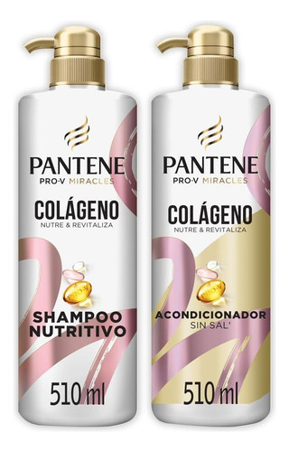 Shampoo & Acondicionador Pantene Colágeno 510ml C/u