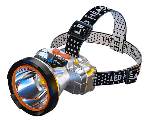 Linterna Frontal Led, Impermeable, Cómoda, Ligera,