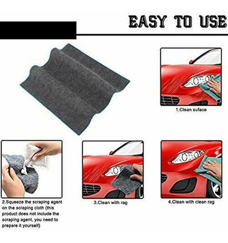 Imagen 5 de 6 de 8 Piezas Nano Sparkle Cars Scratch Tela Nano Scratch