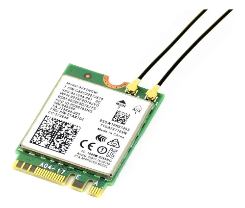 Módulo Nic Inalámbrico Intel Ac8265 De Doble Banda Para Jets
