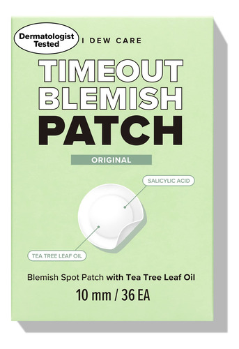 Acne Pimple Patch I Dew Care Timeout Blemish Con Aceite De Á