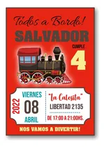Comprar Kit Personalizado Imprimible Trencito Vintage Mod.4 - Tren