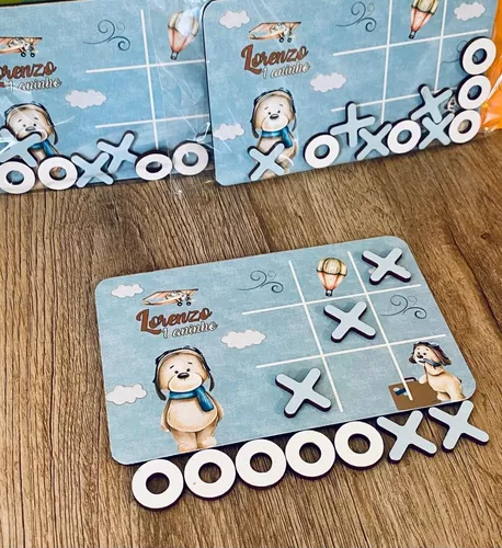 Jogo Da Velha Mdf Personalizado Infantil Tabuleiro 20X20Cm, Magalu  Empresas