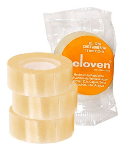 Imagen 1 de 4 de Cinta Celoven 3436 X 25 Mts Vaso