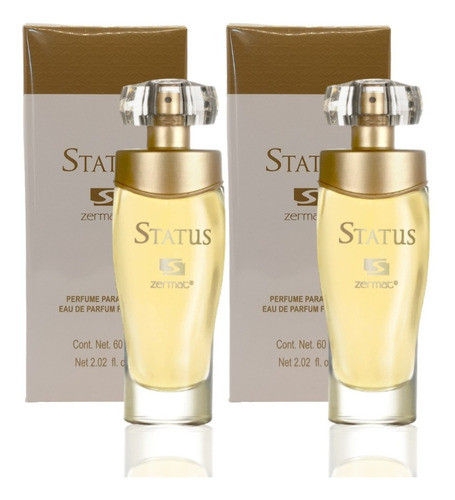 Paq De 2 Perfumes Status Para Dama, Zermat 100% Original
