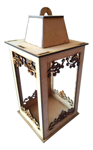Farolito Centro De Mesa Mdf 30 Pz