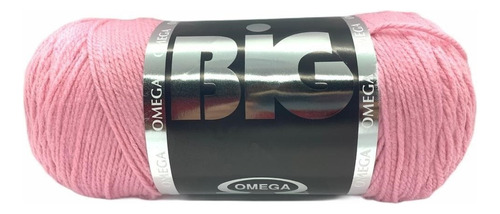 Estambre Big Omega Madeja De 350 Gramos Color 7425 Rosa